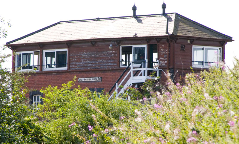Rear view of signalbox